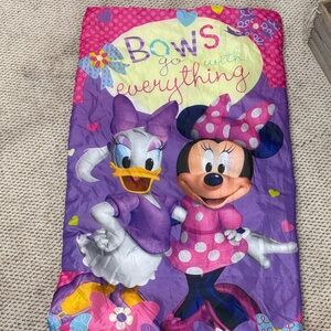 Disney Minnie Mouse and Daisy Duck Pink and Purple sleeping bag